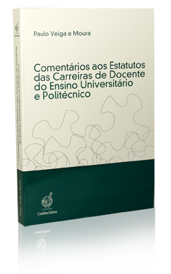 Capa de Comentários aos Estatutos das Carreiras de Docente do Ensino Universitário e Politécnico
